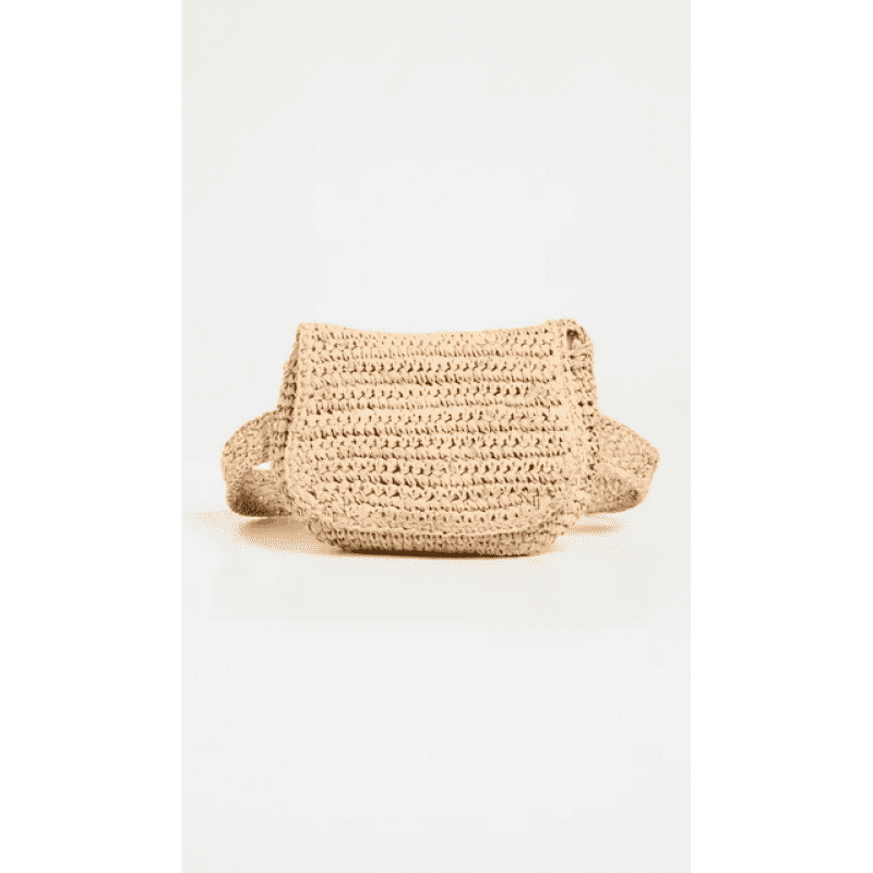 Straw Belt Bag